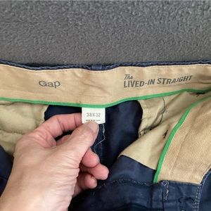 Gap Navy Khakis 38x32
